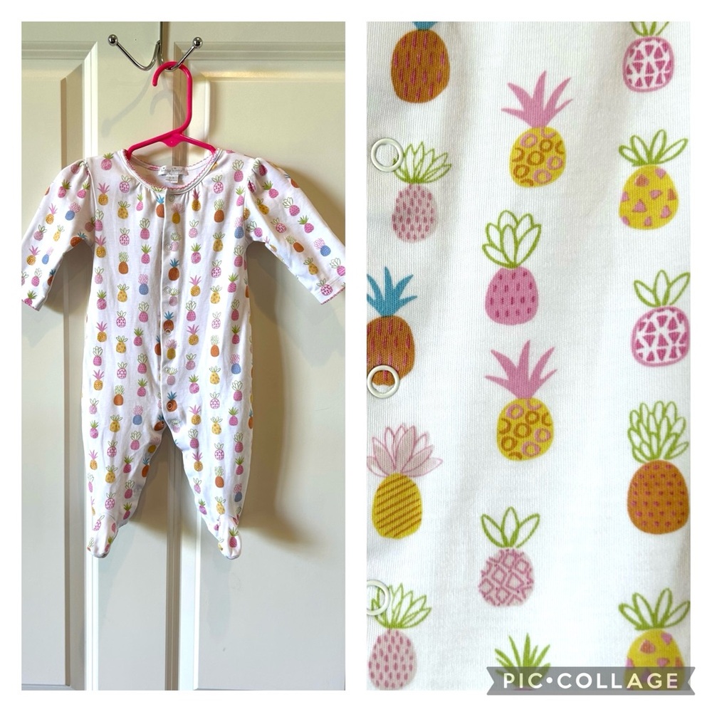 Kissy Kissy Pineapple Footie